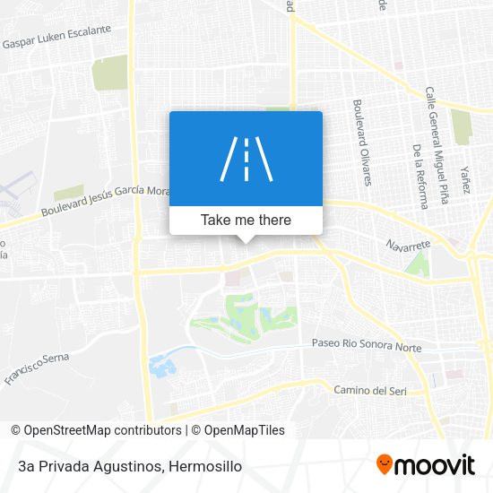 3a Privada Agustinos map