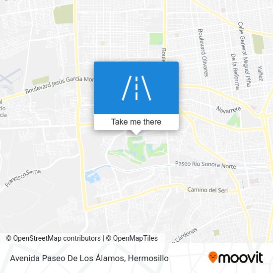 Avenida Paseo De Los Álamos map