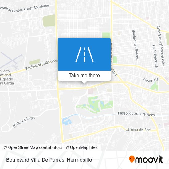 Boulevard Villa De Parras map