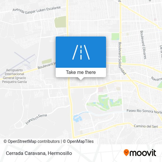 Mapa de Cerrada Caravana