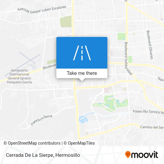 Cerrada De La Sierpe map