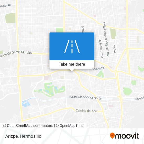 Mapa de Arizpe