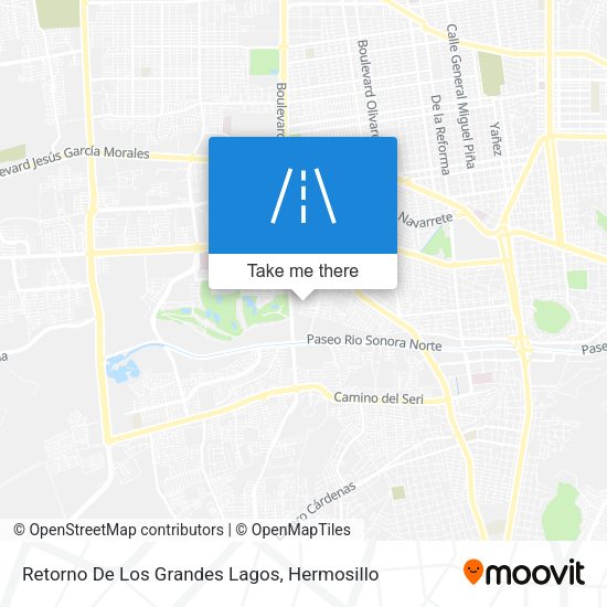 Retorno De Los Grandes Lagos map