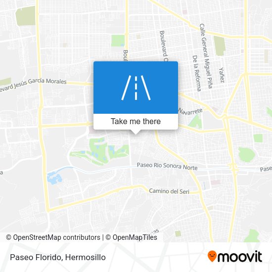 Mapa de Paseo Florido