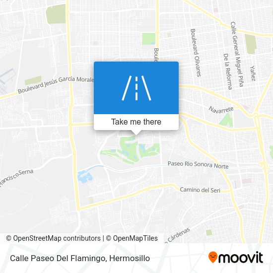 Calle Paseo Del Flamingo map