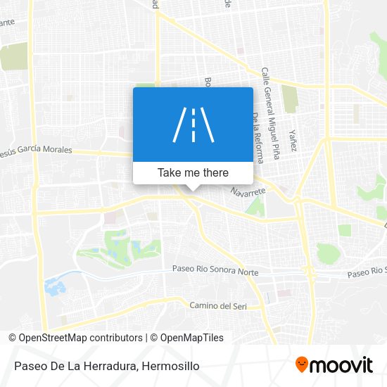 Paseo De La Herradura map