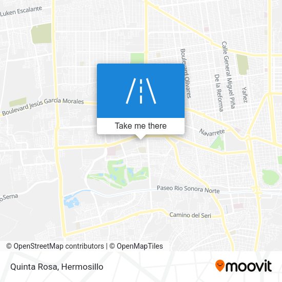 Mapa de Quinta Rosa