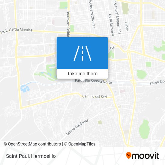 Mapa de Saint Paul