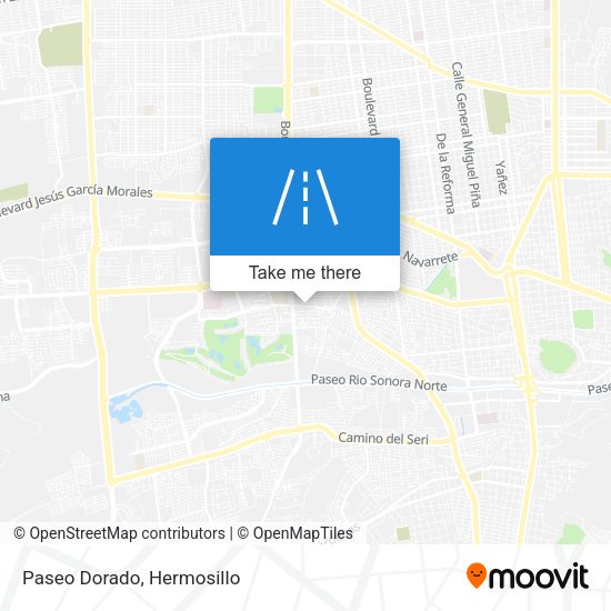 Mapa de Paseo Dorado