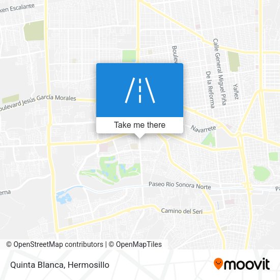 Mapa de Quinta Blanca