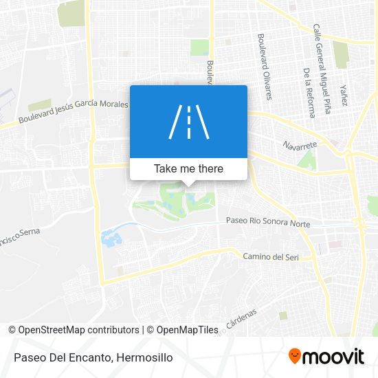 Mapa de Paseo Del Encanto