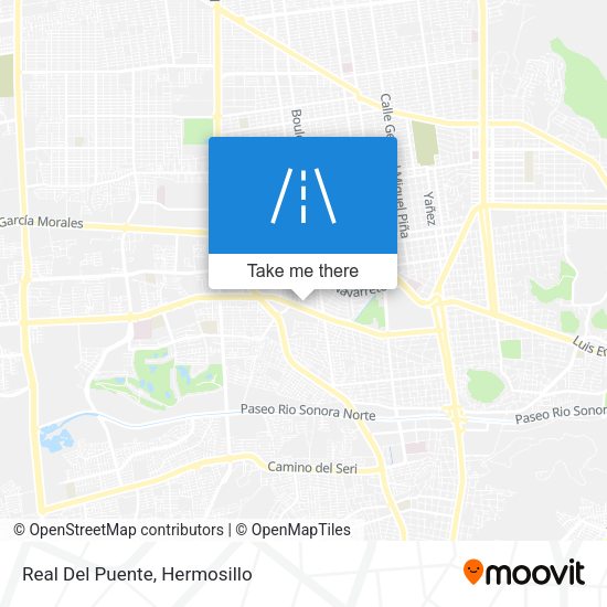 Mapa de Real Del Puente