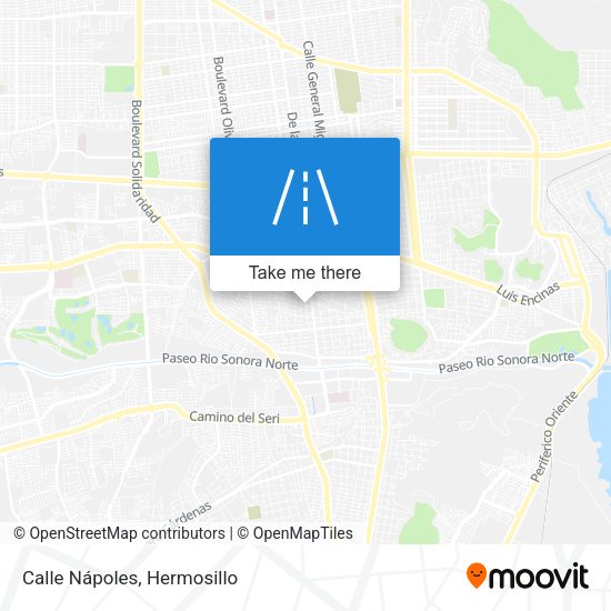 Calle Nápoles map