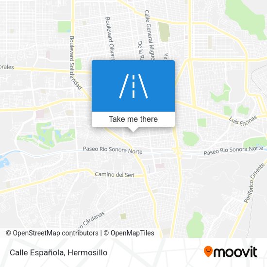 Calle Española map