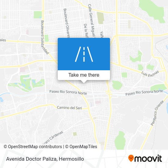 Avenida Doctor Paliza map