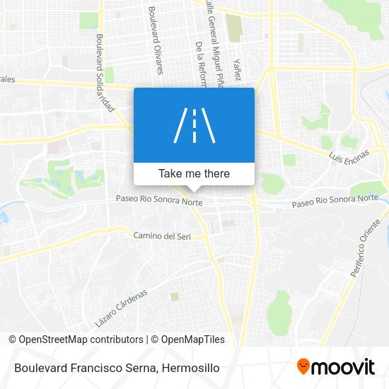 Boulevard Francisco Serna map
