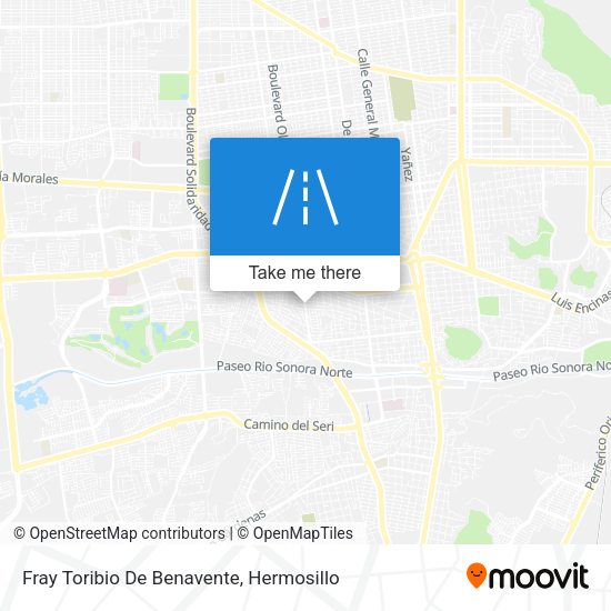 Mapa de Fray Toribio De Benavente