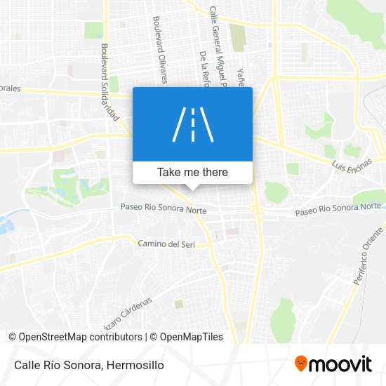 Calle Río Sonora map