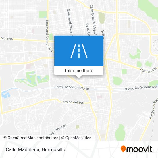 Calle Madrileña map