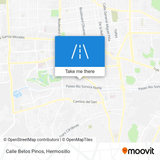 Calle Belos Pinos map