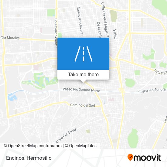 Mapa de Encinos