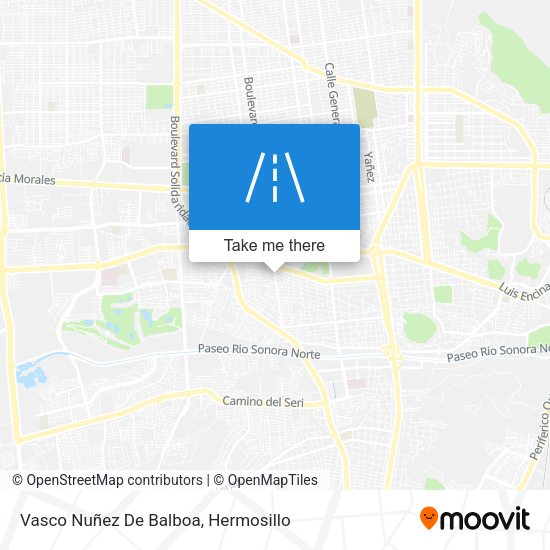 Vasco Nuñez De Balboa map