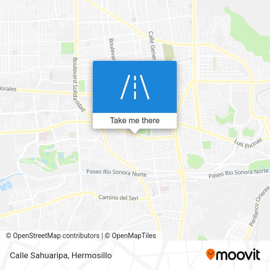 Mapa de Calle Sahuaripa