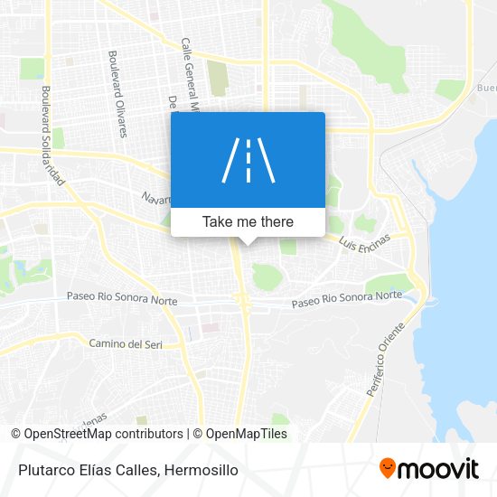 Mapa de Plutarco Elías Calles