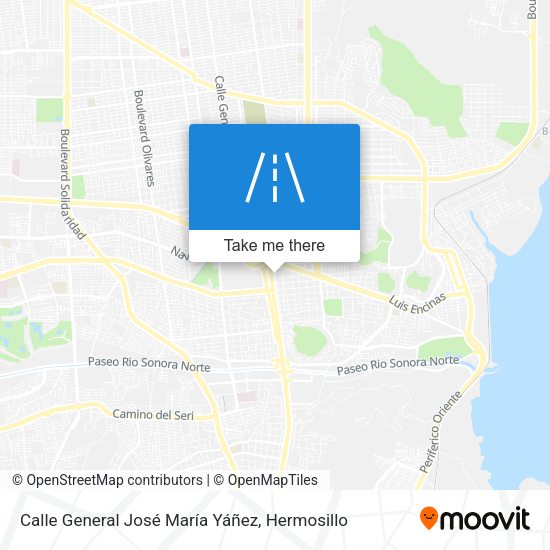 Mapa de Calle General José María Yáñez