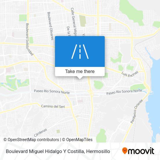 Boulevard Miguel Hidalgo Y Costilla map