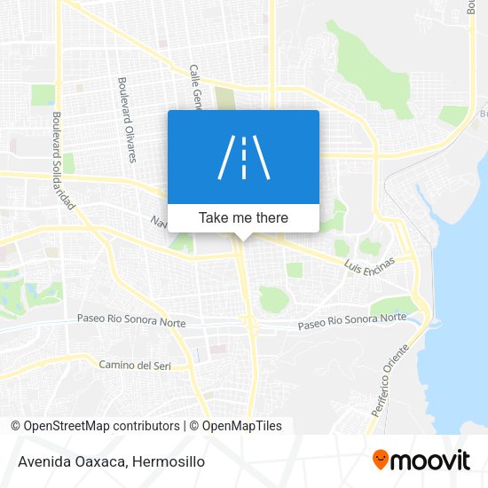 Mapa de Avenida Oaxaca