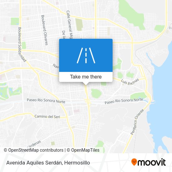 Avenida Aquiles Serdán map