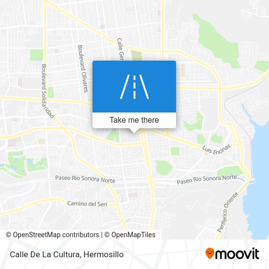 Mapa de Calle De La Cultura