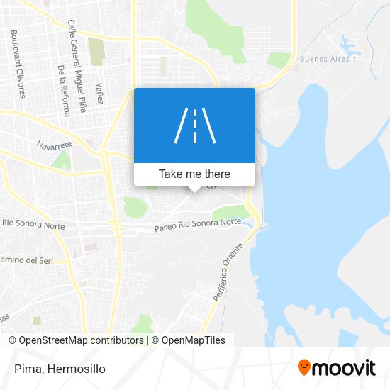Mapa de Pima