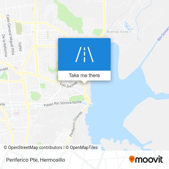 Mapa de Periferico Pte