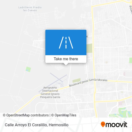Calle Arroyo El Coralillo map