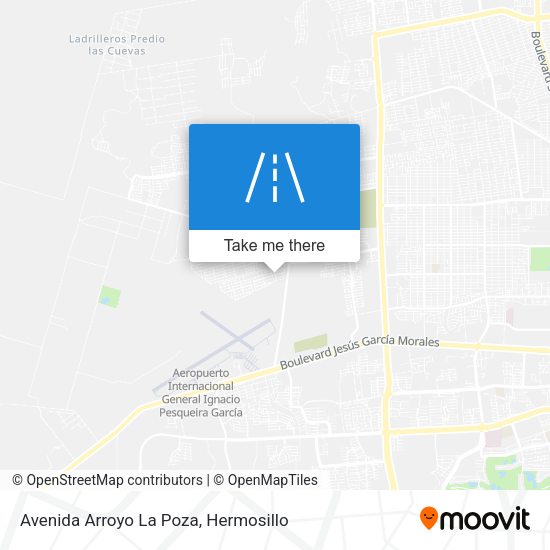 Mapa de Avenida Arroyo La Poza