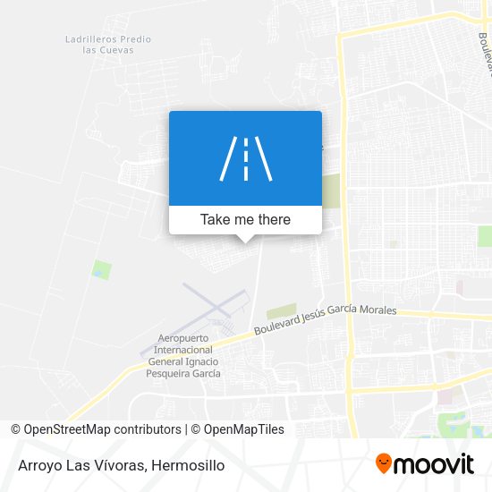 Arroyo Las Vívoras map