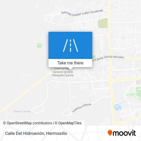 Calle Del Hidroavión map