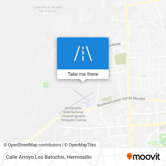 Calle Arroyo Los Batochis map