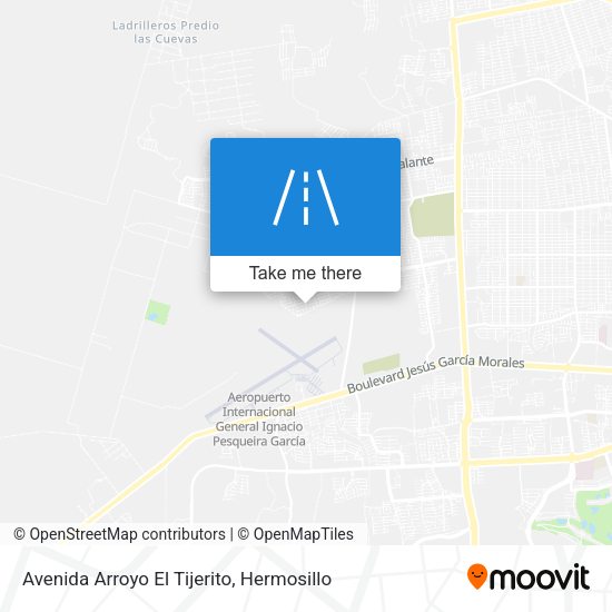 Avenida Arroyo El Tijerito map