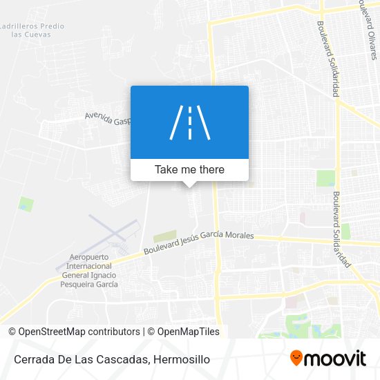 Cerrada De Las Cascadas map