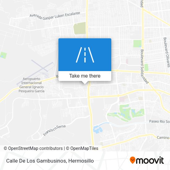 Calle De Los Gambusinos map