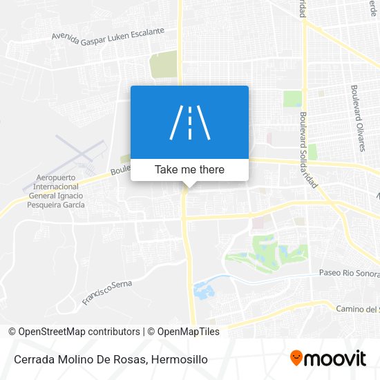 Cerrada Molino De Rosas map