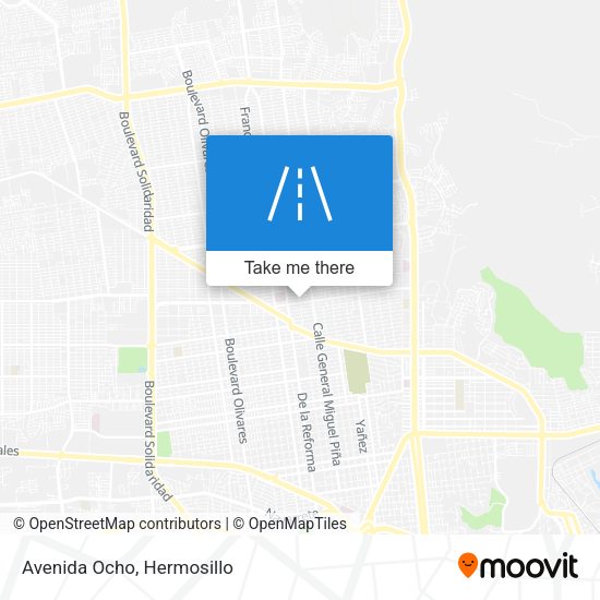 Mapa de Avenida Ocho