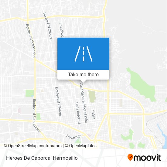 Mapa de Heroes De Caborca