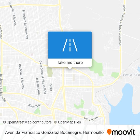 Mapa de Avenida Francisco González Bocanegra