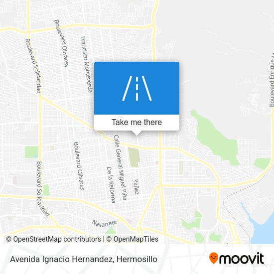Mapa de Avenida Ignacio Hernandez