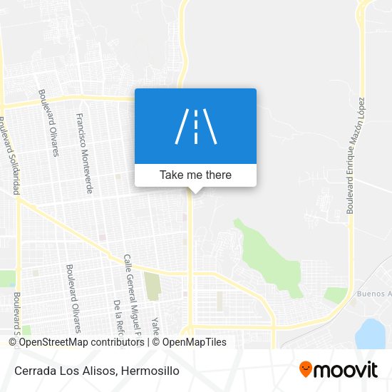 Cerrada Los Alisos map