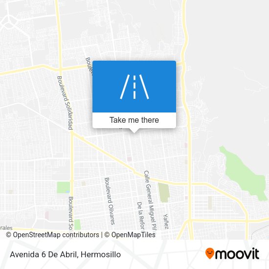 Avenida 6 De Abril map
